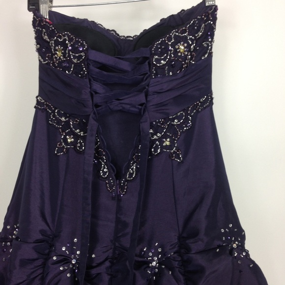 100% SILK Imperial Maggie Sottero Ball Gown Prom Wedding Quinceañera Dress - Picture 5 of 8